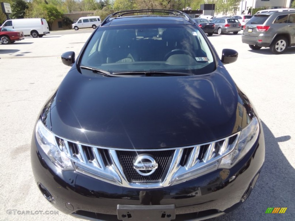 2010 Murano LE AWD - Super Black / Black photo #10