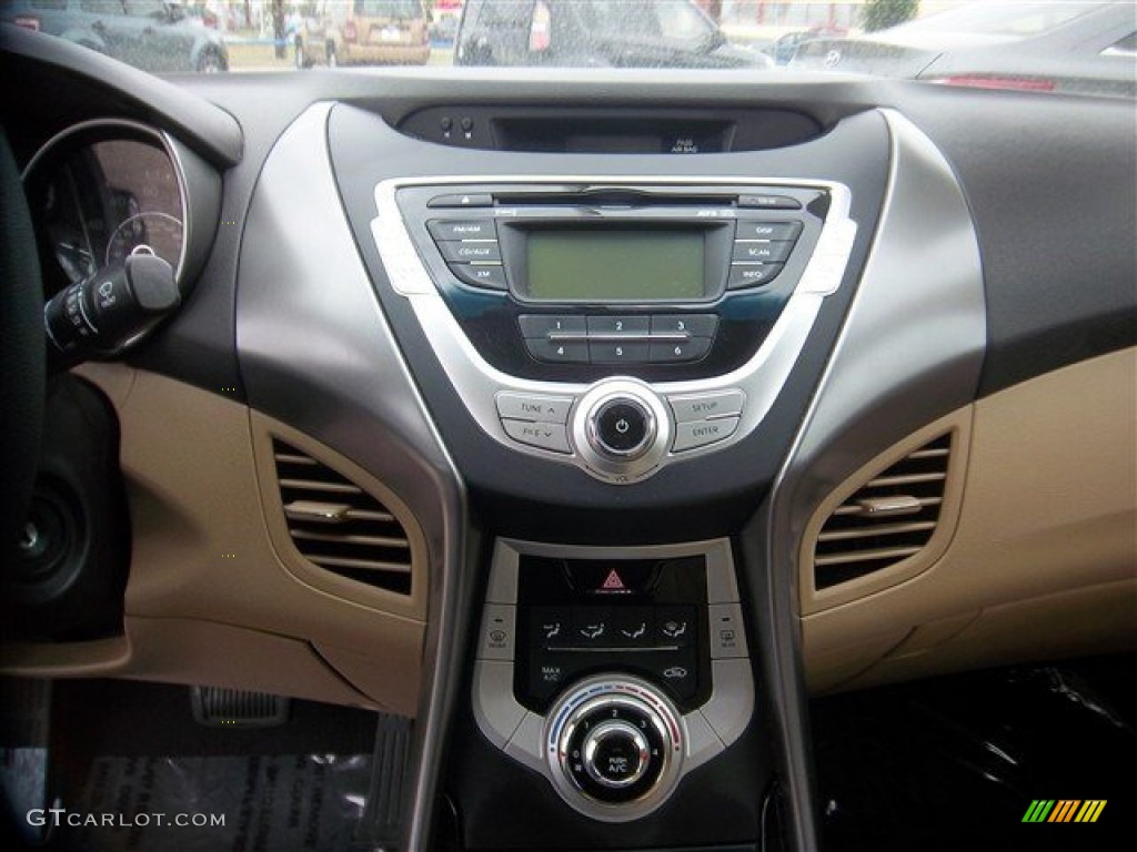 2011 Elantra GLS - Pearl White / Beige photo #22