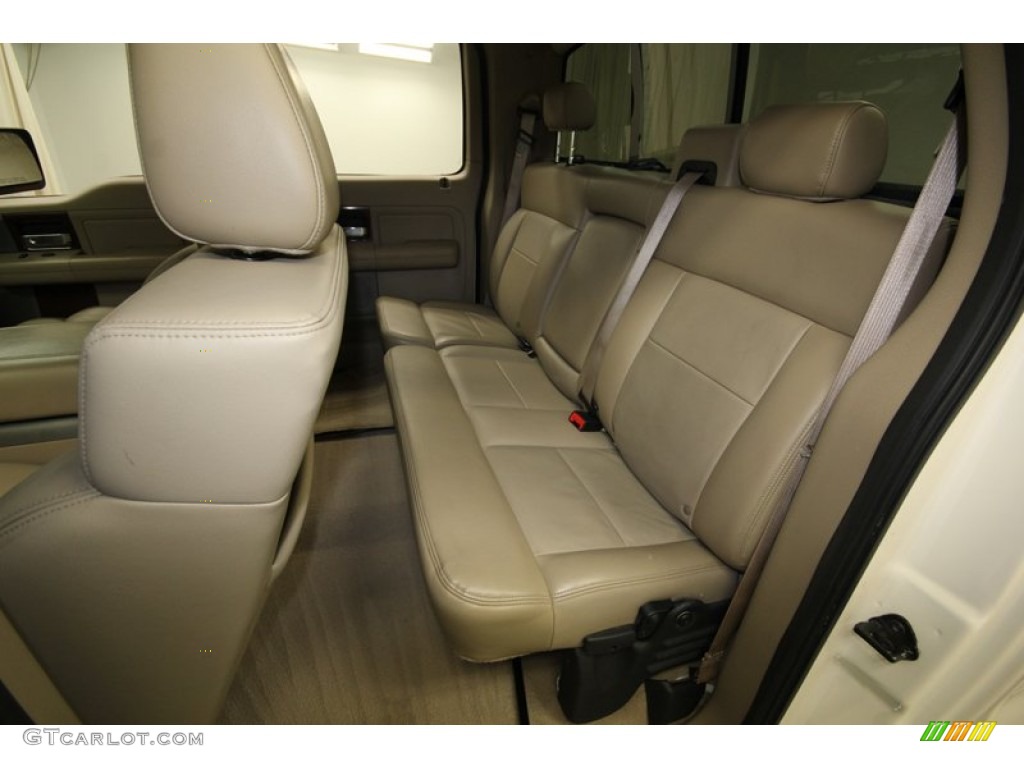 2008 Ford F150 Lariat SuperCrew Rear Seat Photo #80276068