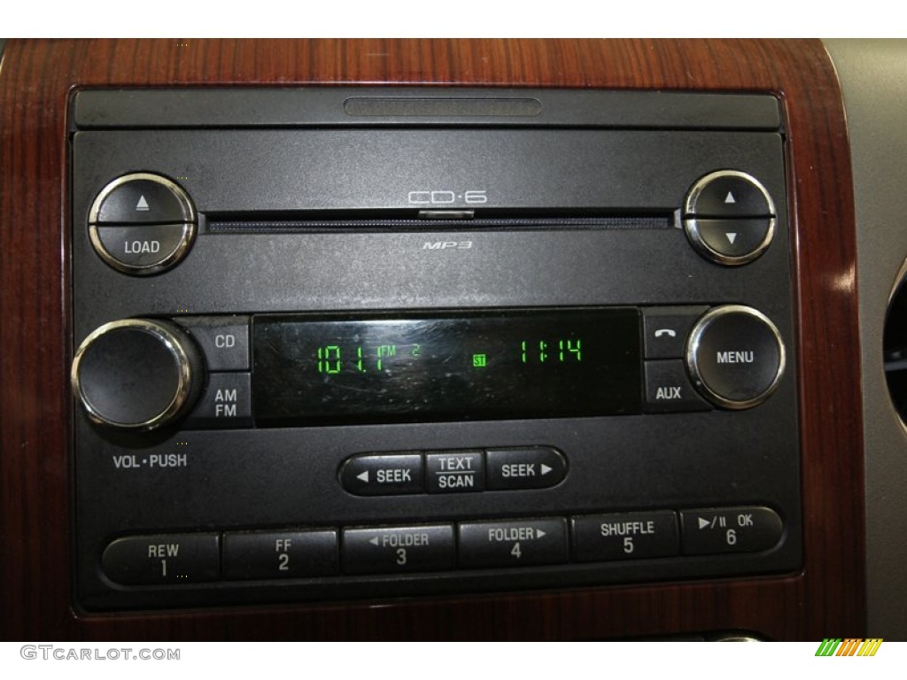 2008 Ford F150 Lariat SuperCrew Audio System Photo #80276148