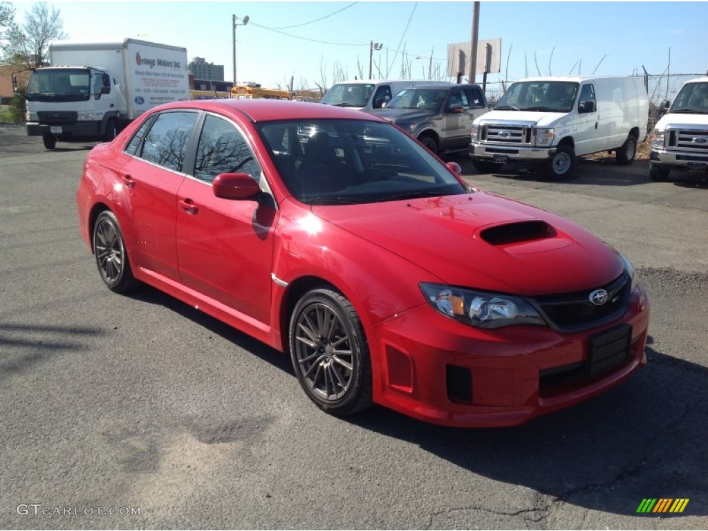 Lightning Red Pearl 2011 Subaru Impreza WRX Sedan Exterior Photo #80277095