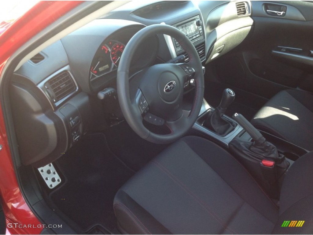 2011 Impreza WRX Sedan - Lightning Red Pearl / Carbon Black photo #9