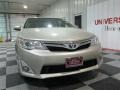 2013 Champagne Mica Toyota Camry XLE  photo #2