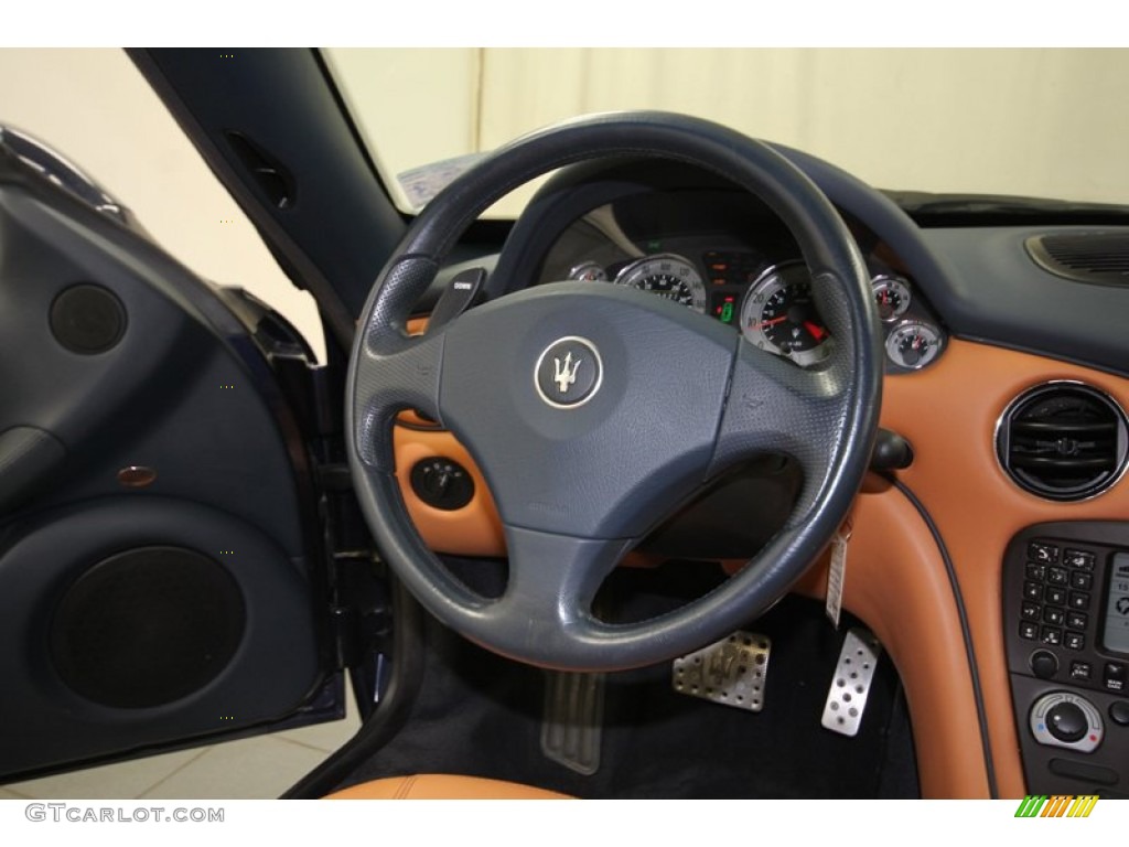 2004 Maserati Coupe Cambiocorsa Cuoio Steering Wheel Photo #80278502