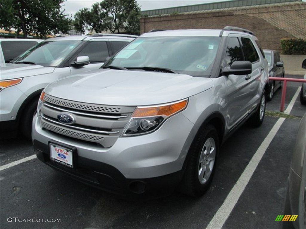 2012 Explorer FWD - Ingot Silver Metallic / Medium Light Stone photo #4