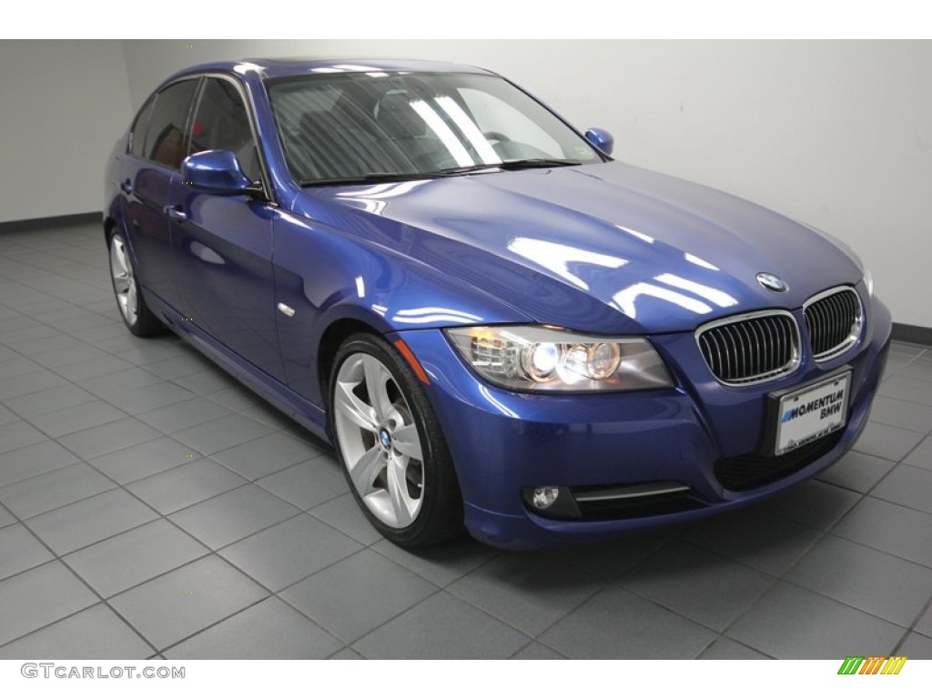 2010 3 Series 335i Sedan - Montego Blue Metallic / Gray Dakota Leather photo #1