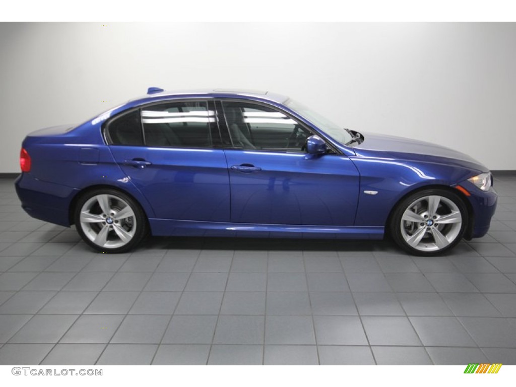 2010 3 Series 335i Sedan - Montego Blue Metallic / Gray Dakota Leather photo #7