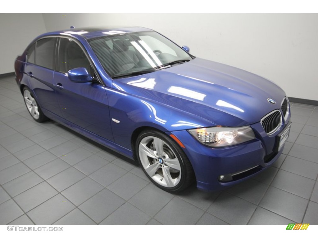 2010 3 Series 335i Sedan - Montego Blue Metallic / Gray Dakota Leather photo #8