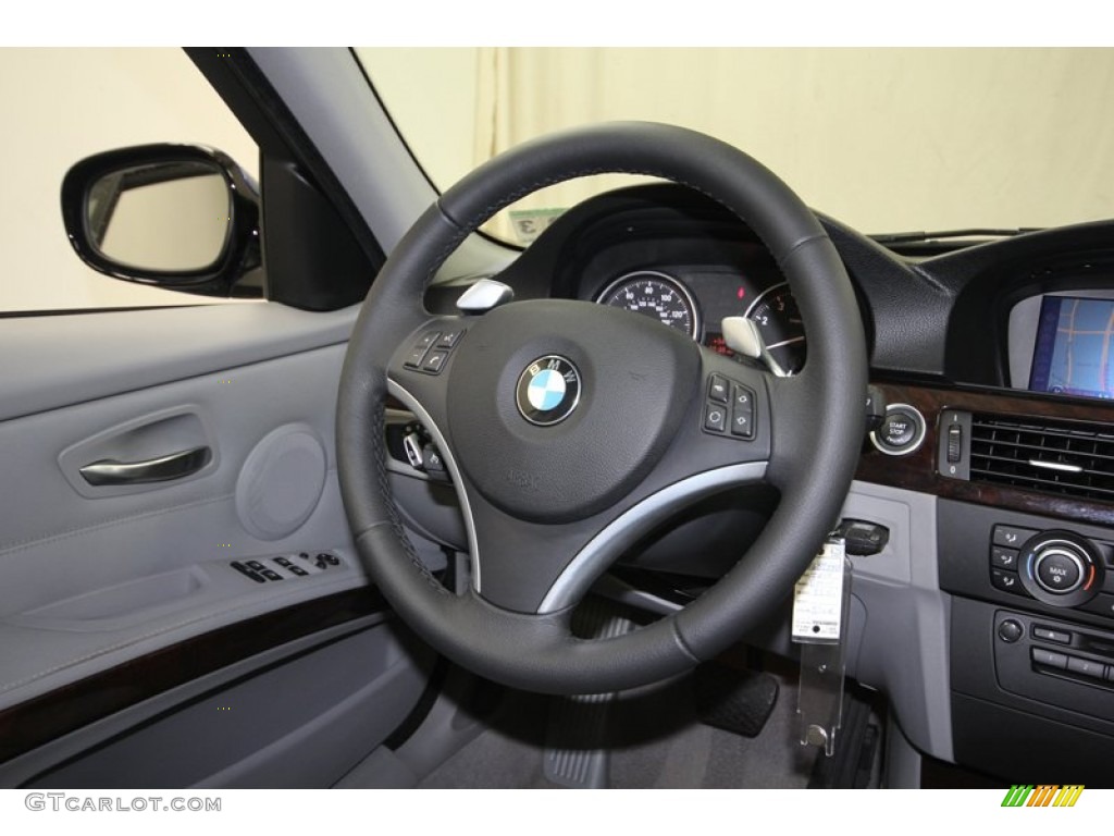2010 3 Series 335i Sedan - Montego Blue Metallic / Gray Dakota Leather photo #31