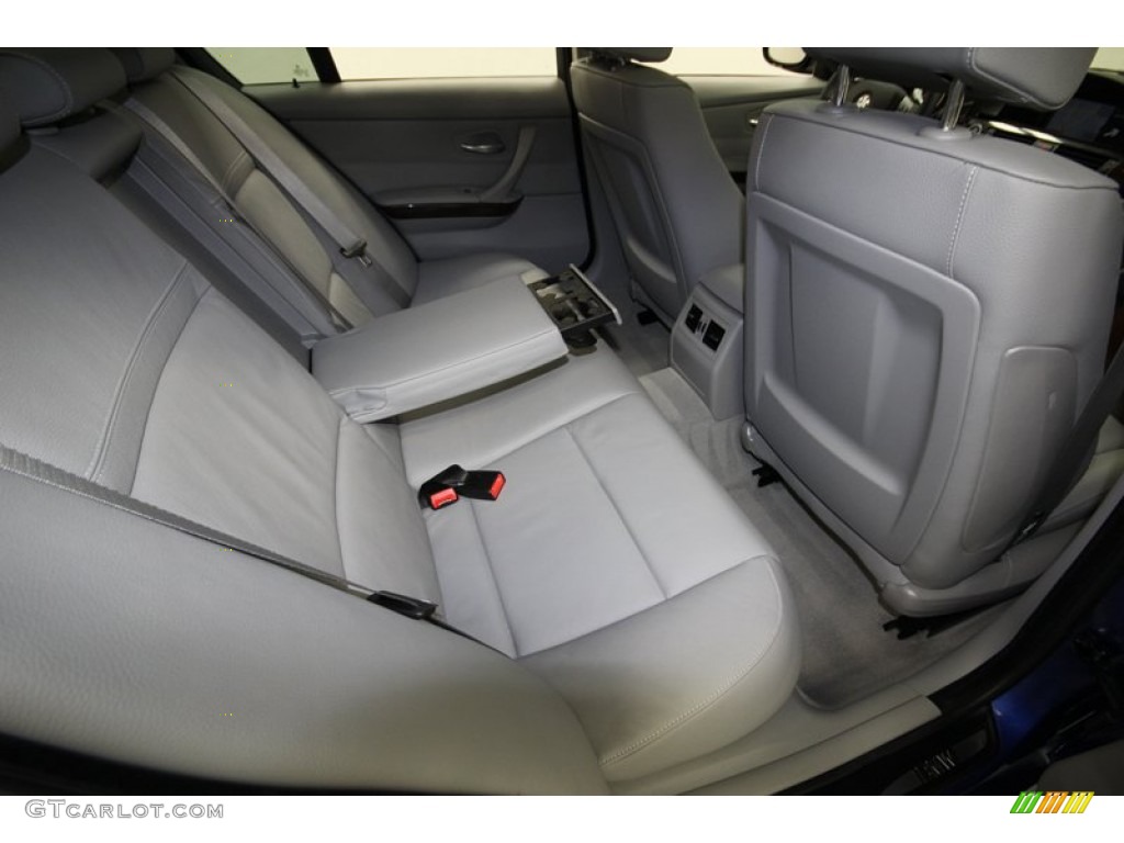 2010 3 Series 335i Sedan - Montego Blue Metallic / Gray Dakota Leather photo #35
