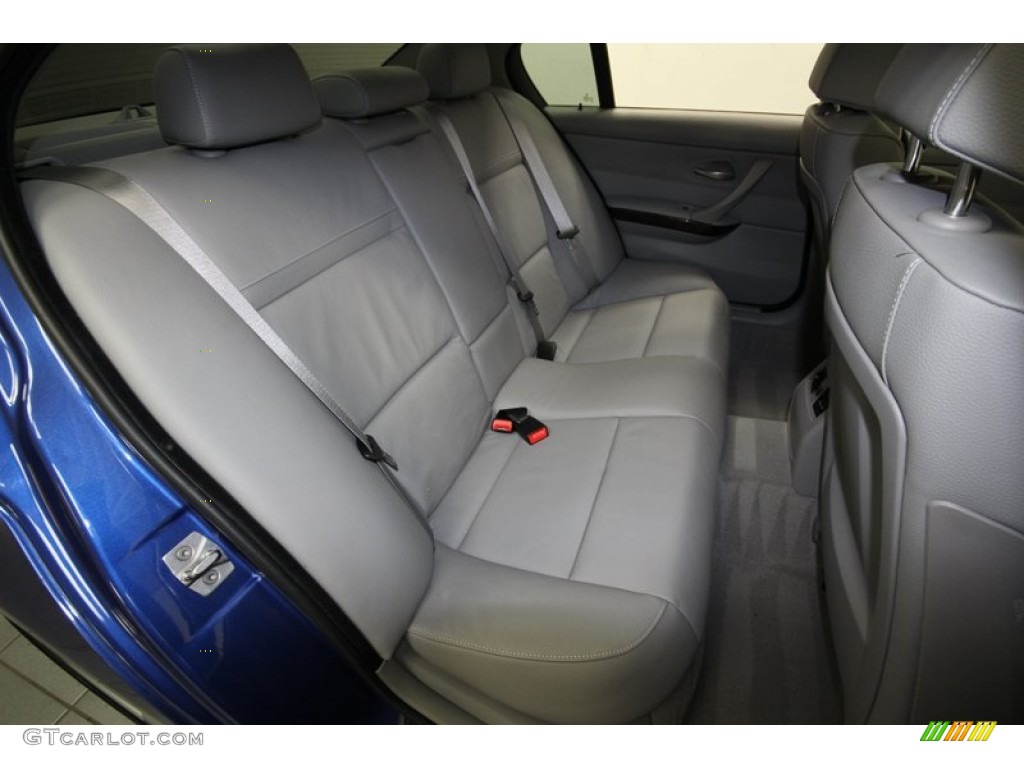 2010 3 Series 335i Sedan - Montego Blue Metallic / Gray Dakota Leather photo #36