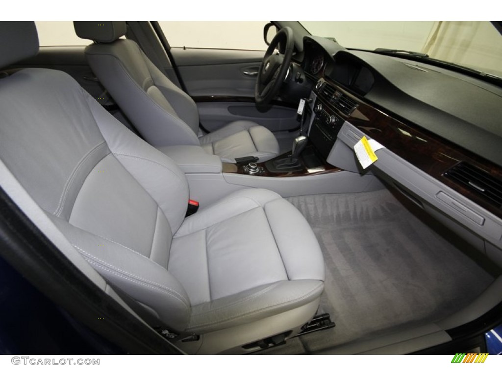 2010 3 Series 335i Sedan - Montego Blue Metallic / Gray Dakota Leather photo #37