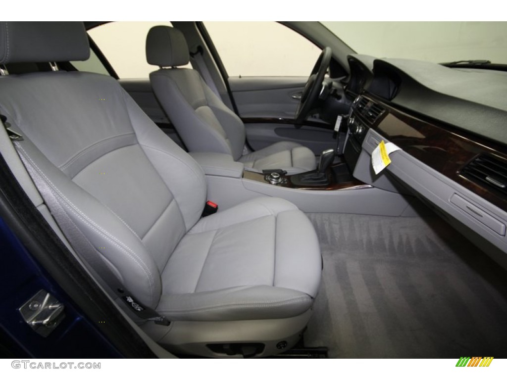 2010 3 Series 335i Sedan - Montego Blue Metallic / Gray Dakota Leather photo #40