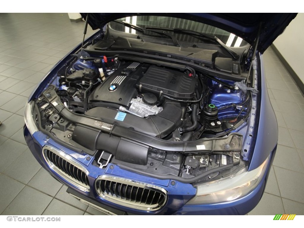 2010 3 Series 335i Sedan - Montego Blue Metallic / Gray Dakota Leather photo #42