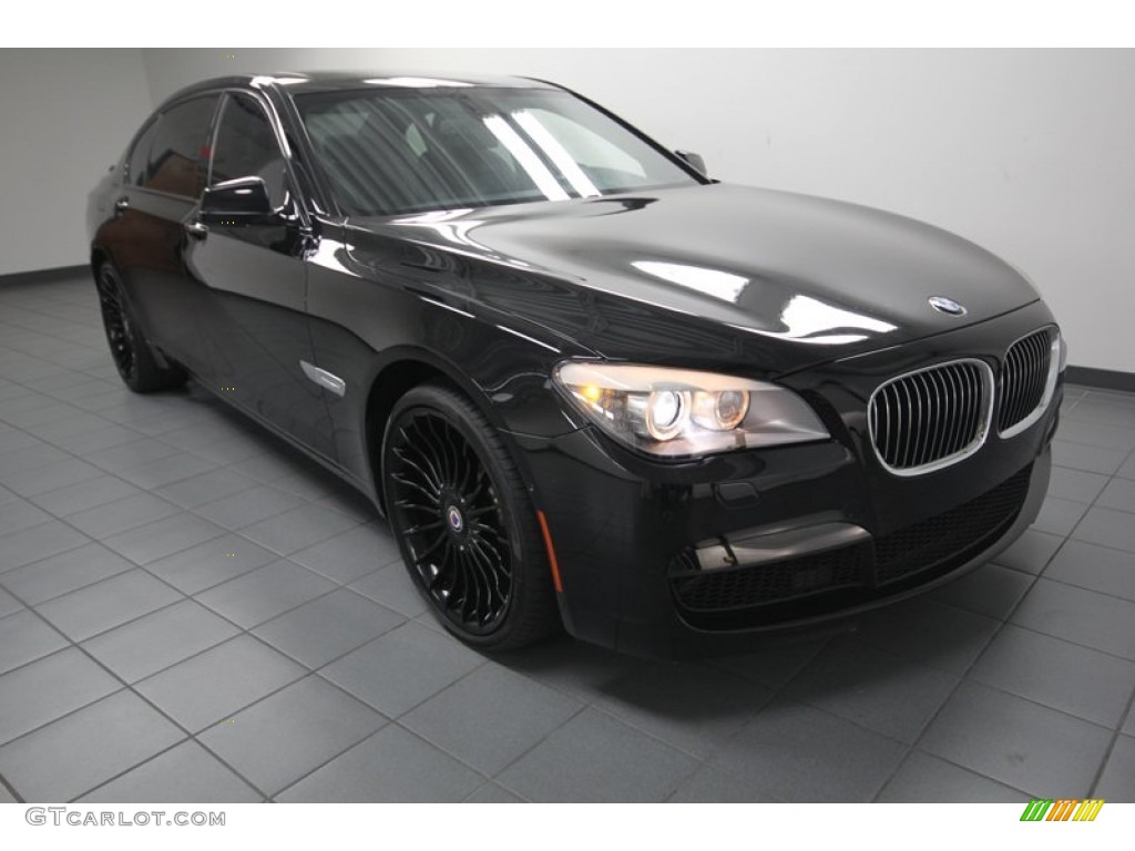 Jet Black 2012 BMW 7 Series 750Li Sedan Exterior Photo #80280224