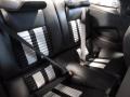 Shelby Charcoal Black/White Accents Rear Seat Photo for 2014 Ford Mustang #80280347