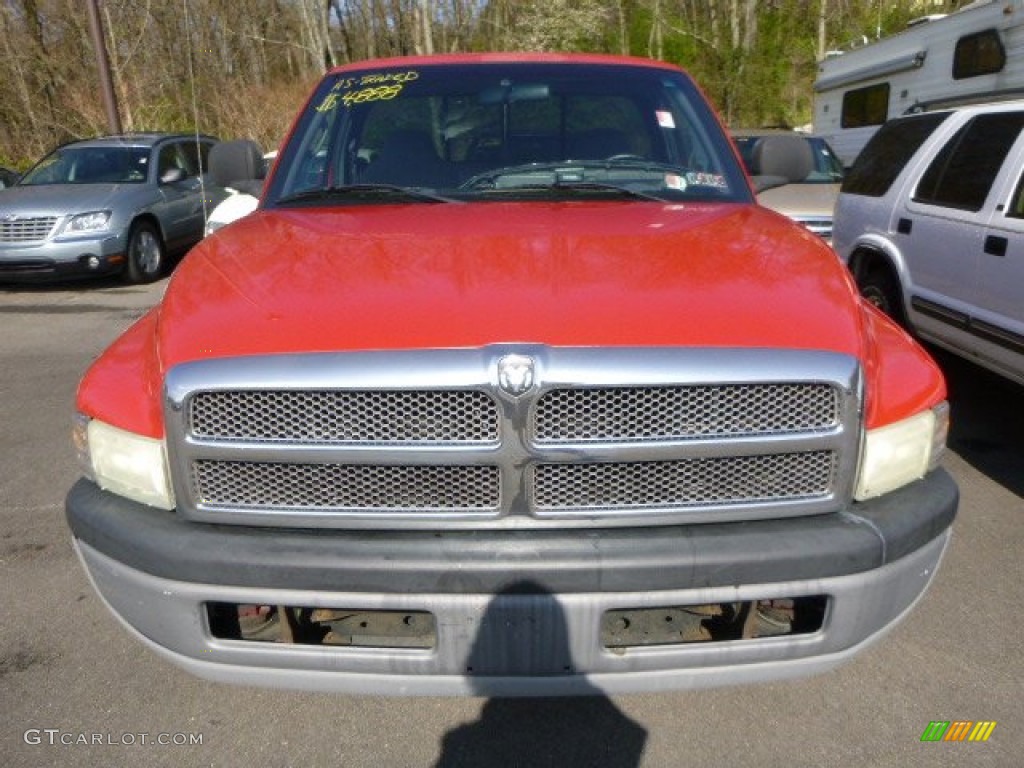 2001 Ram 1500 Regular Cab - Flame Red / Agate photo #5