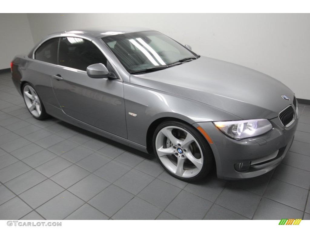 2011 3 Series 335i Convertible - Space Gray Metallic / Black photo #10