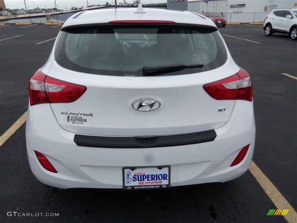 2013 Elantra GT - Monaco White / Black photo #6