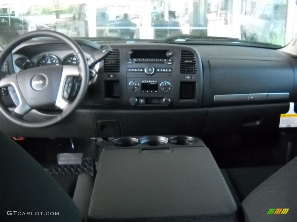 2013 Sierra 1500 SLE Crew Cab - Summit White / Ebony photo #12