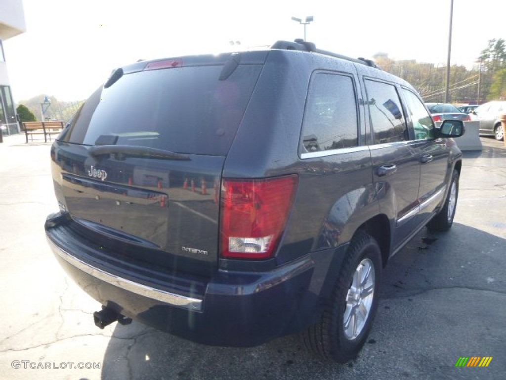 2008 Grand Cherokee Limited 4x4 - Steel Blue Metallic / Dark Khaki/Light Graystone photo #3