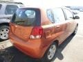 2005 Spicy Orange Metallic Chevrolet Aveo LS Hatchback  photo #2