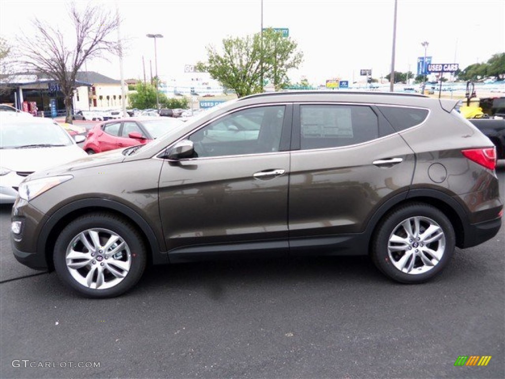 2013 Santa Fe Sport 2.0T - Cabo Bronze / Beige photo #5