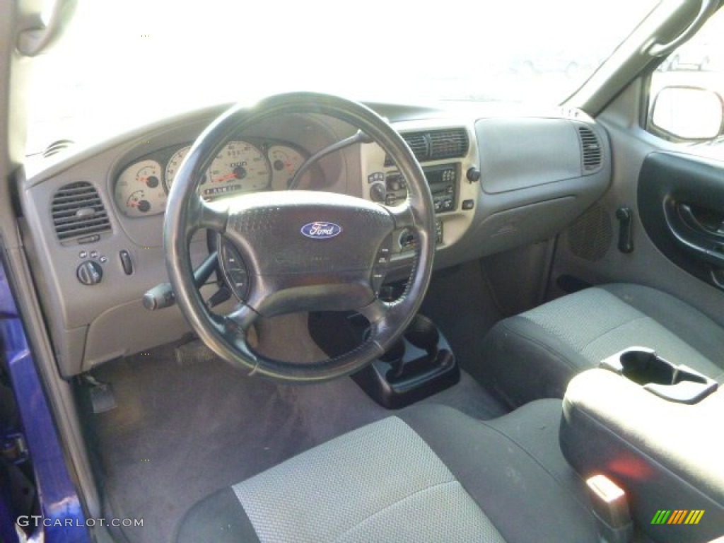 2003 Ford Ranger XLT SuperCab 4x4 Dark Graphite Dashboard Photo #80282503