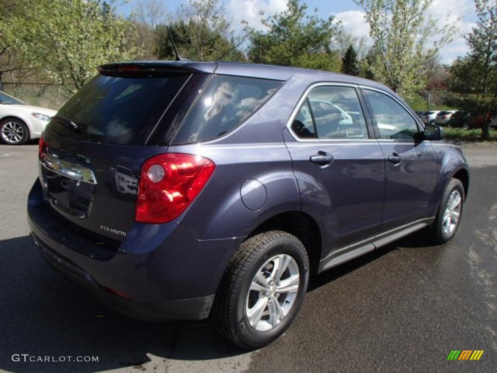 2013 Equinox LS - Atlantis Blue Metallic / Jet Black photo #8