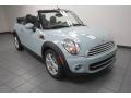 Ice Blue 2013 Mini Cooper Convertible