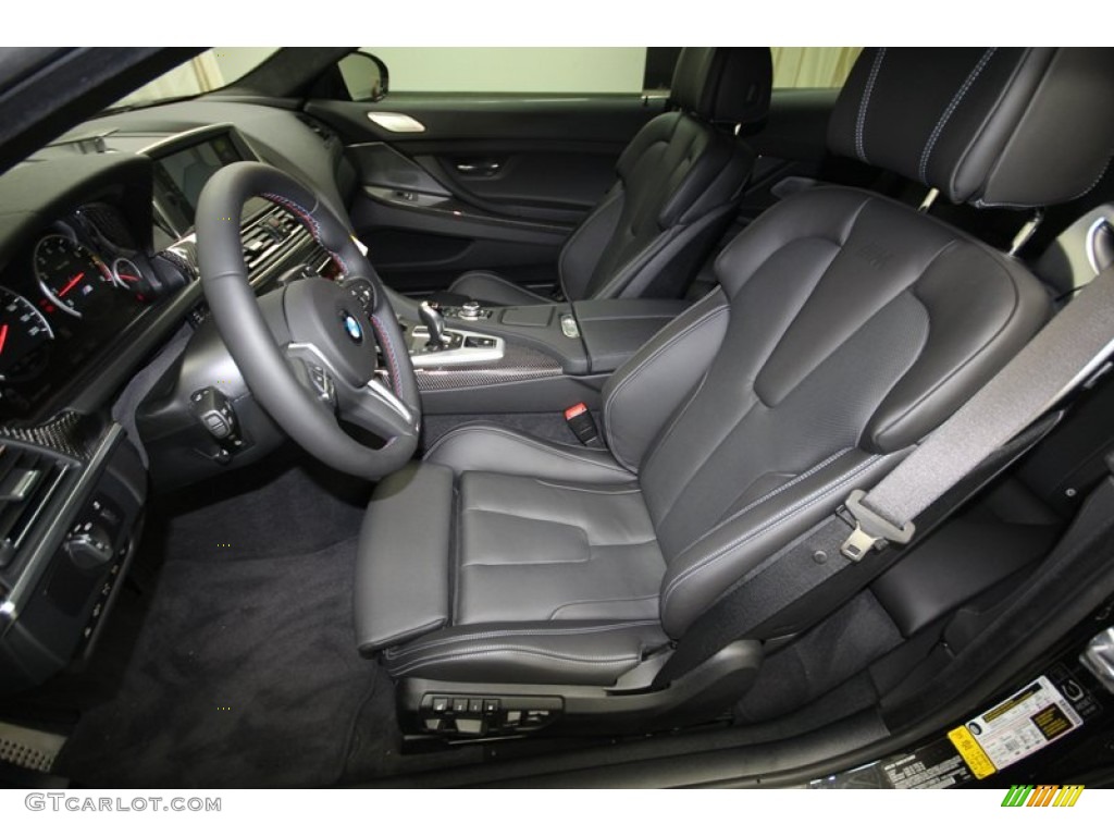 Black Interior 2013 BMW M6 Coupe Photo #80283800