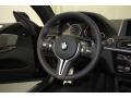 2013 BMW M6 Black Interior Steering Wheel Photo