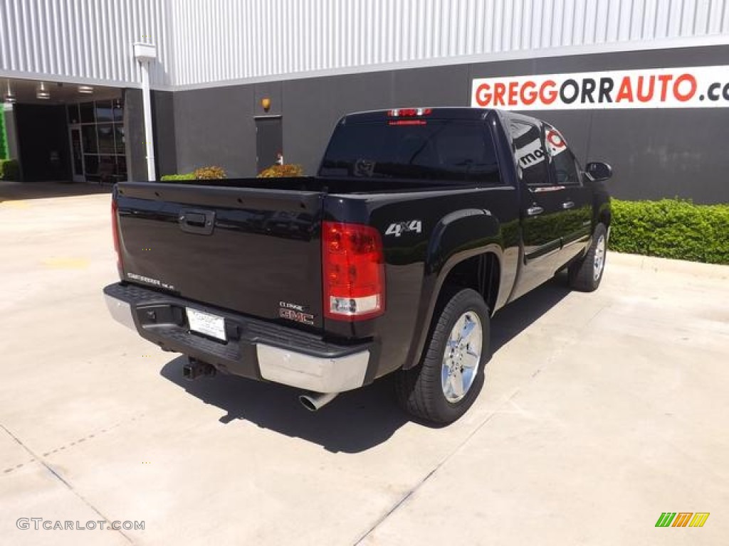 2013 Sierra 1500 SLE Crew Cab 4x4 - Onyx Black / Ebony photo #7