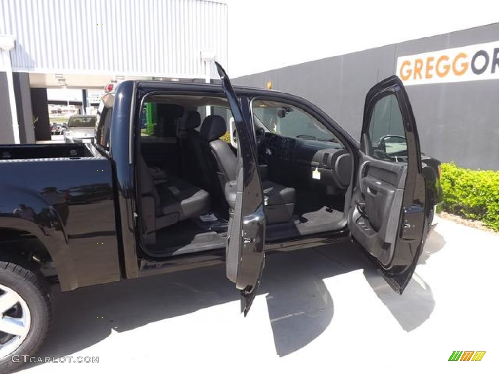 2013 Sierra 1500 SLE Crew Cab 4x4 - Onyx Black / Ebony photo #8