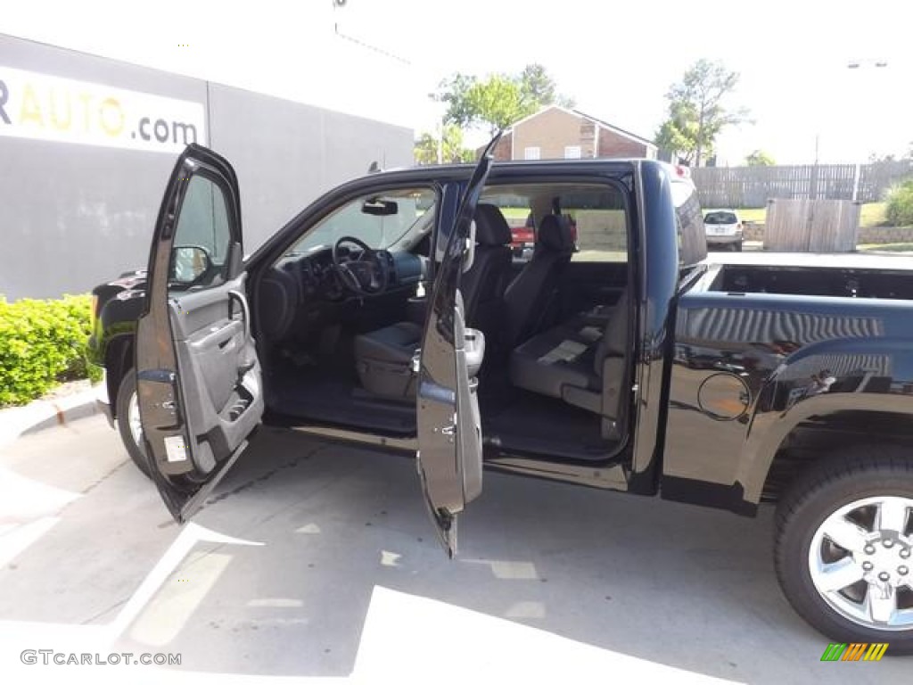 2013 Sierra 1500 SLE Crew Cab 4x4 - Onyx Black / Ebony photo #9