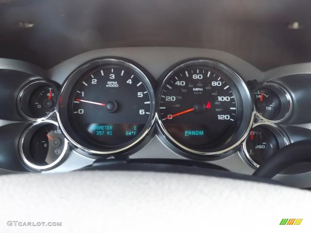 2013 GMC Sierra 1500 SLE Crew Cab 4x4 Gauges Photo #80284526
