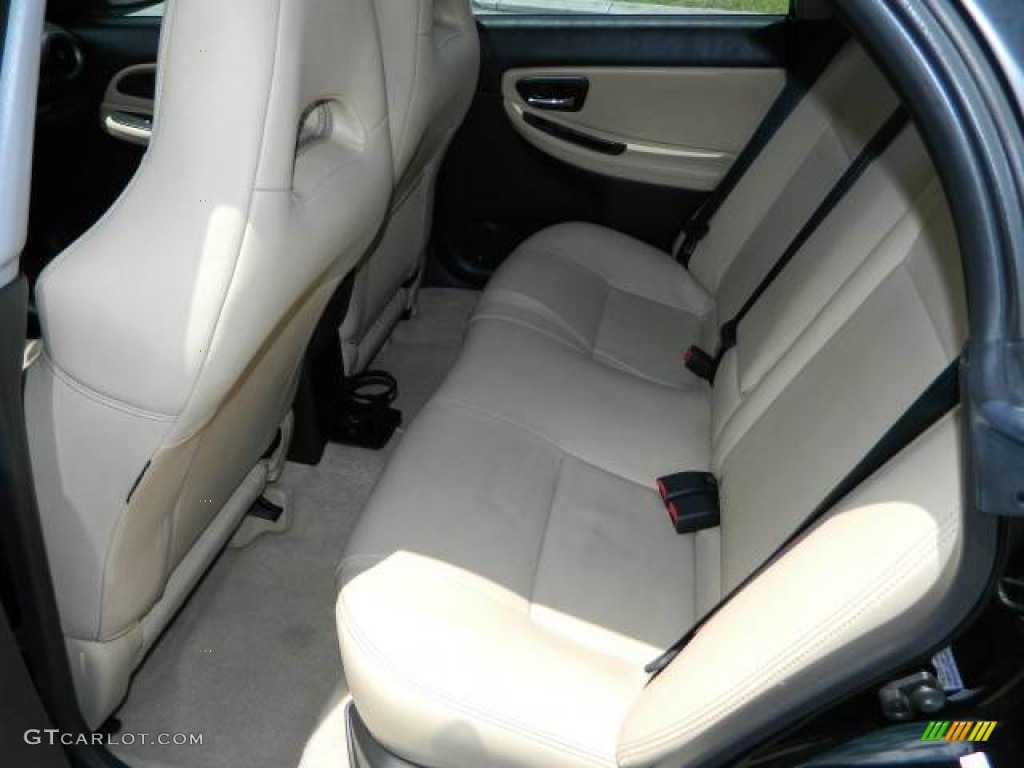 2007 Subaru Impreza WRX Sedan Rear Seat Photos