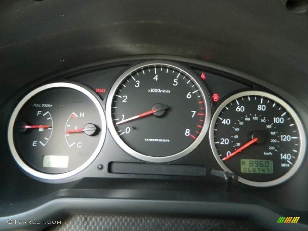 2007 Subaru Impreza WRX Sedan Gauges Photo #80285474