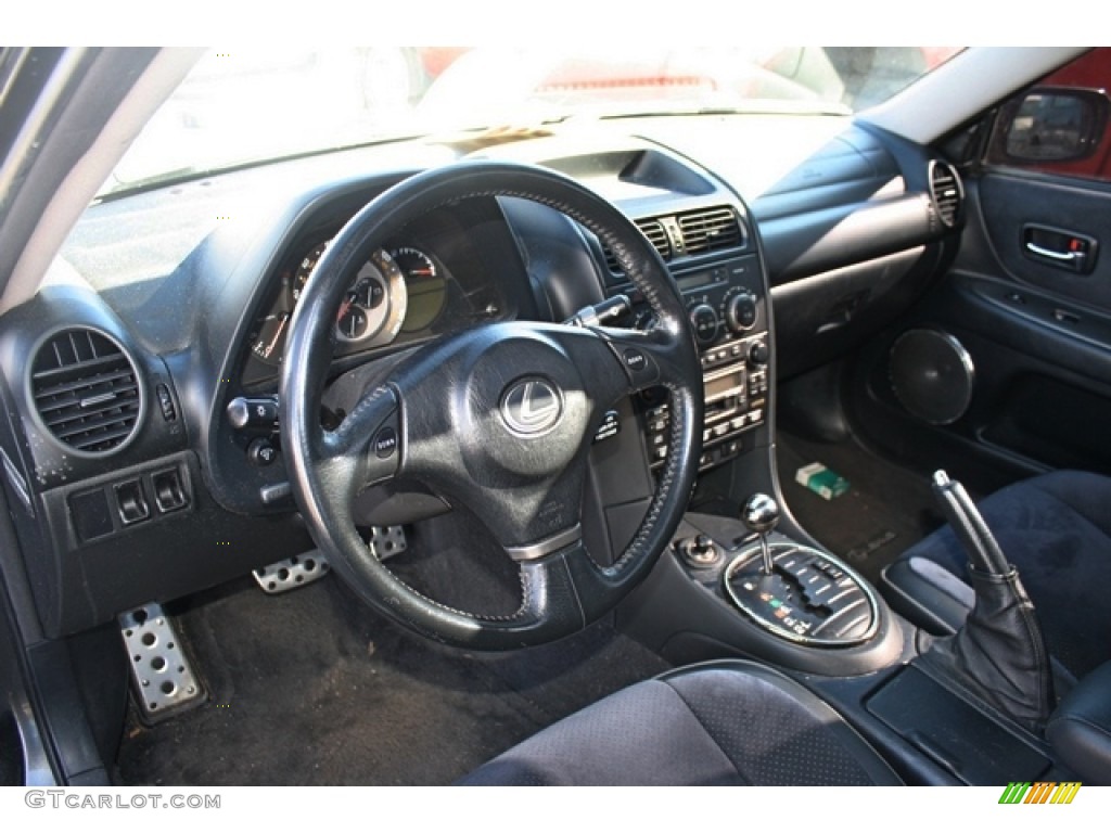 2003 IS 300 Sedan - Graphite Gray Pearl / Black photo #5