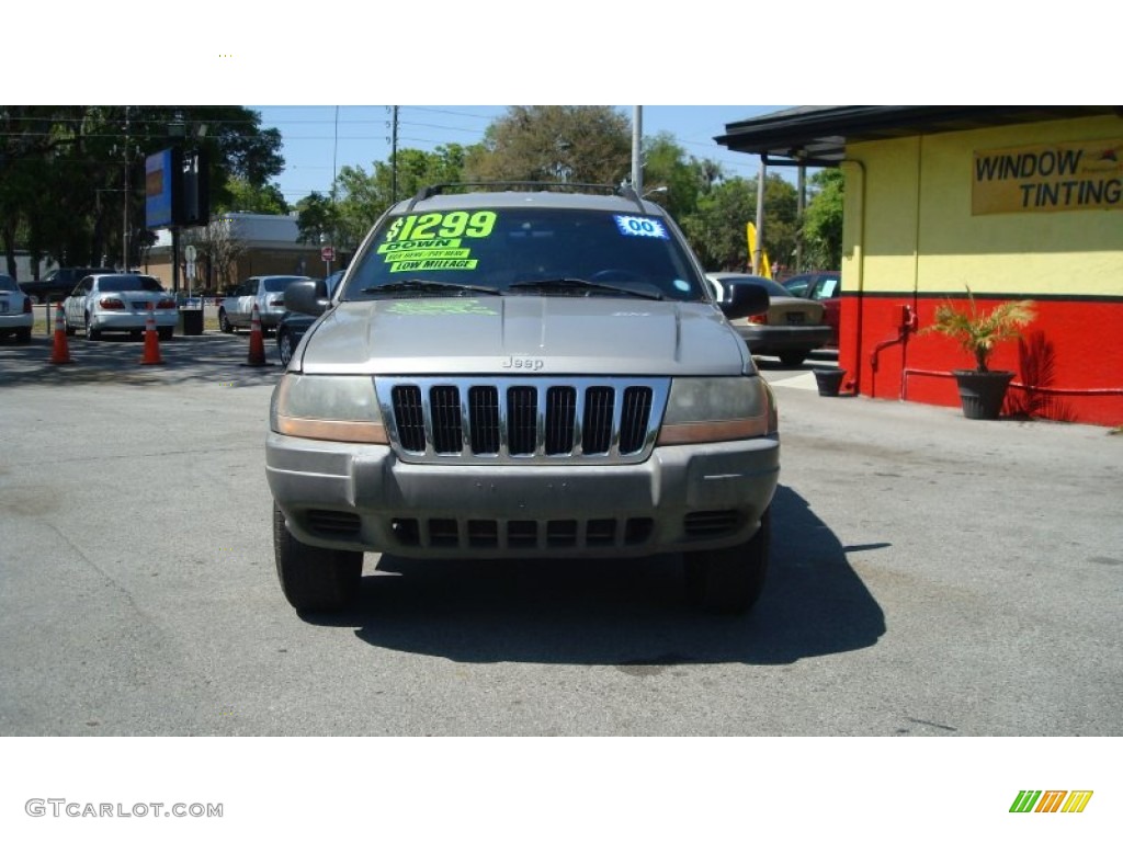 2000 Grand Cherokee Laredo - Silverstone Metallic / Taupe photo #8