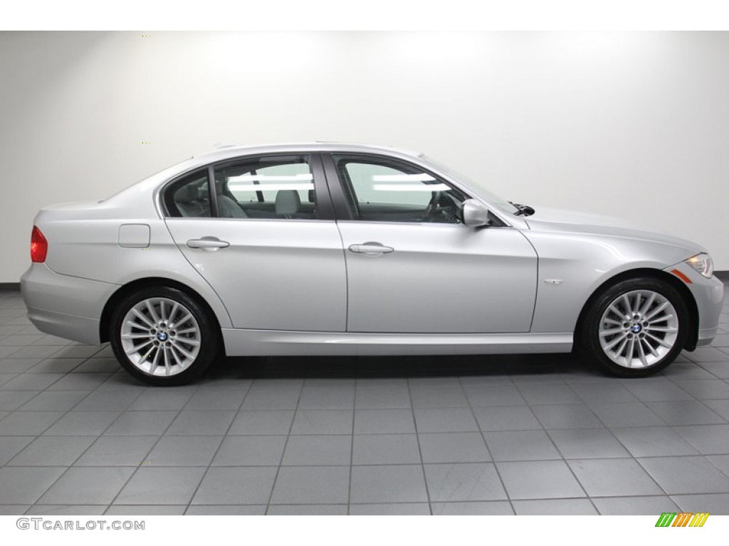 2011 3 Series 335i Sedan - Titanium Silver Metallic / Gray Dakota Leather photo #7