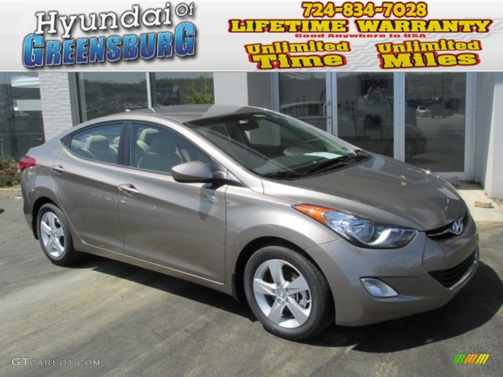 2013 Elantra GLS - Desert Bronze / Beige photo #1