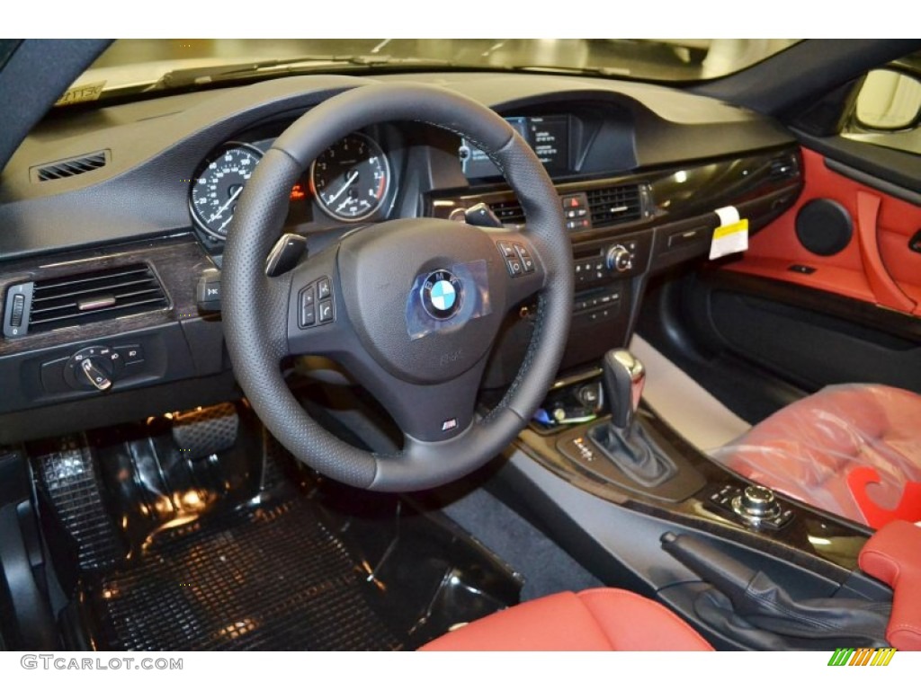2013 3 Series 328i Coupe - Alpine White / Coral Red/Black photo #6