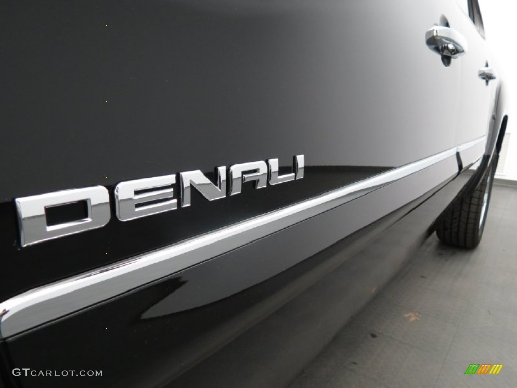 2013 Sierra 1500 Denali Crew Cab - Onyx Black / Ebony photo #7