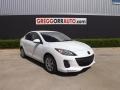 2013 Crystal White Pearl Mica Mazda MAZDA3 i SV 4 Door  photo #1