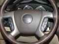 Cocoa/Light Cashmere 2013 GMC Sierra 3500HD Denali Crew Cab 4x4 Dually Steering Wheel