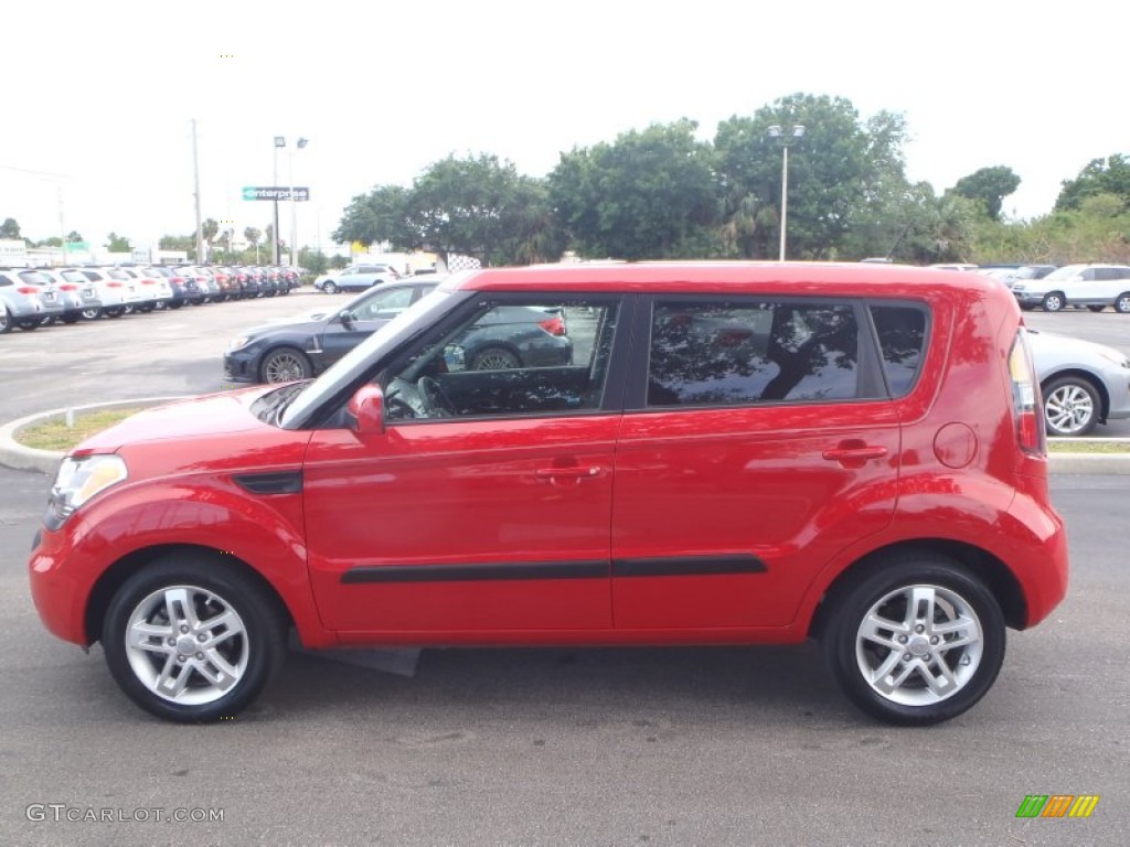 Molten Red 2011 Kia Soul ! Exterior Photo #80292415