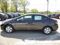 Kona Coffee Metallic - Civic LX Sedan Photo No. 6