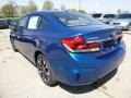 2013 Dyno Blue Pearl Honda Civic EX-L Sedan  photo #5