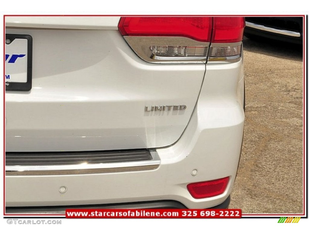 2014 Grand Cherokee Limited - Bright White / Morocco Black photo #5